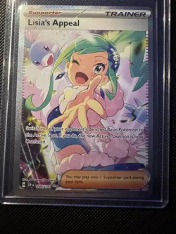 Pokemon TCG Lisia's Appeal Trainer Supporter Card Holo Rare 246/191 - Image 1