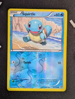 Squirtle 24/135 Reverse Holo Pokemon Card Pokemon TCG BW Plasma Storm NM - Image 1