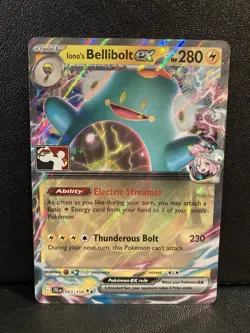 Iono's Bellibolt ex 053/159 Prize Pack Series Cards - Image 1