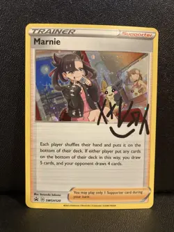 Marnie SWSH120 NM Holo - Sword & Shield Promo - Pokemon Card - Image 1