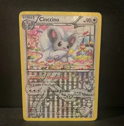 Cinccino Pokemon Trading Card Radiant Collection Legendary Treasures 2013 Holo - Image 1