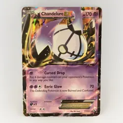 Pokemon Card: Chandelure EX 77/113 Legendary Treasures Set Ultra Rare! - Image 1