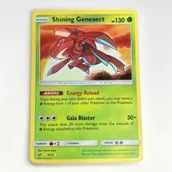 Pokemon Card TCG Shining Genesect Holo Card 9/73 Shining Legends - Image 1