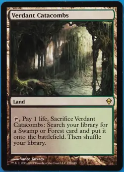 Verdant Catacombs Zendikar NM Land Rare MAGIC MTG CARD (ID# 510359) ABUGames - Image 1