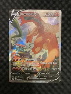 Charizard V Alt Art Brilliant Stars 154/172 Pokemon Card TCG - Image 1