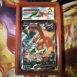 ACE 10 Charizard V 154/172 Brilliant Stars Alt Art Holo Pokemon Card - Gem Mint - Image 1