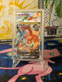 ACE 10 Charizard V 154/172 Brilliant Stars Alt Art Holo Pokemon Card - Gem Mint - Image 1