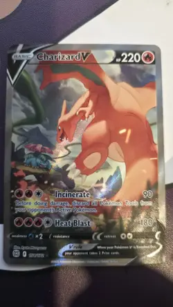 Pokemon Card Charizard V 154/172 Alt Art Brilliant Stars NM - FAST SHIPPING 🚚 - Image 1