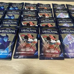 Disney Lorcana The First Chapter Lot 24 Factory Sealed Packs Equal 2 Booster Box - Image 3