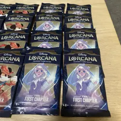 Disney Lorcana The First Chapter Lot 24 Factory Sealed Packs Equal 2 Booster Box - Image 4