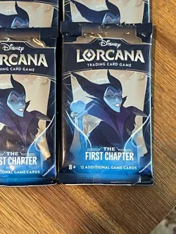 Disney Lorcana The First Chapter Lot 24 Factory Sealed Packs (= To Booster Box) - Image 2