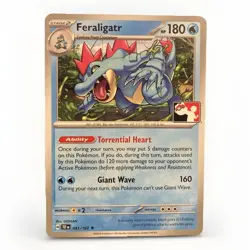 FERALIGATR 041/162 NON-HOLO PLAY! PRIZE PACK SERIES POKEMON - Image 1