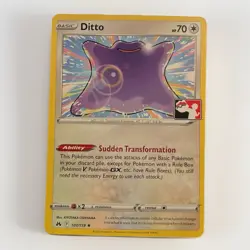 Ditto Pokemon Prize Pack Series 3 Pokemon Promo Card LP - Image 1