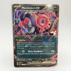 Munkidori ex 037/064 Holo PLAY STAMP Prize Pack Promo Pokemon TCG - Image 1