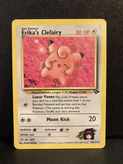 Erika's Clefairy - 40/132 - Gym Challenge - 2000 - Pokemon TCG - Image 1