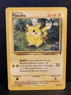 2002 Pokemon Legendary Collection Pikachu #86/110 - Image 1
