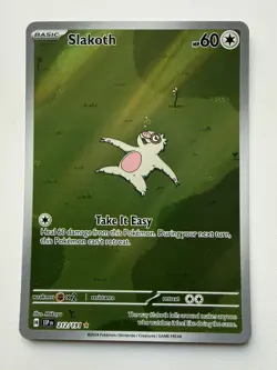 Slakoth 212/191 Sv08: 2024 Pokemon Surging Sparks Holo - Full Art - NM / M - Image 1