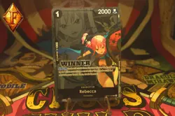 One Piece TCG Rebecca WINNER Pack 2025 Vol. 2 OP04-092 Promo Foil NM - Image 1