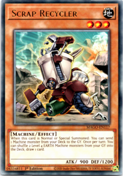 Scrap Recycler - MAGO-EN117 - Rare - 1st Edition Yugioh - Image 1