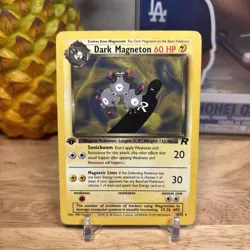 Pokemon TCG - Dark Magneton 28/82 Team Rocket - 1st Edition Non-Holo Rare LP - Image 1