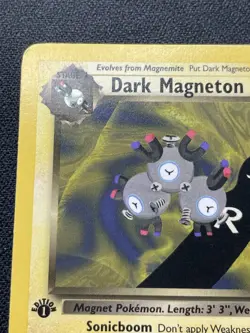 Pokemon Dark Magneton 28/82 Team Rocket 1st Edition Non-Holo Rare LP / DMG - Image 2