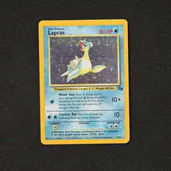 1999 Pokemon Fossil Lapras 10/62 1st Edition Holo Graded PSA 6 & Unlimited! - Image 4