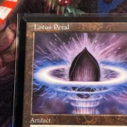 Lotus Petal, MTG from "The List" NM/M artifact magic the gathering - Image 2