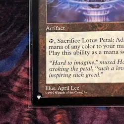 Lotus Petal, MTG from "The List" NM/M artifact magic the gathering - Image 5