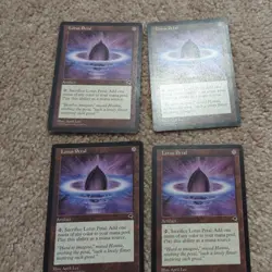 4x playset MtG X1 Lotus Petal Tempest Magic the Gathering MP - Image 1