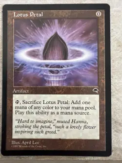 Lotus Petal Tempest MTG Magic the Gathering Fast Ship - Image 1