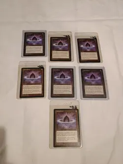 MTG LOTUS PETAL (x7) Tempest Regular 1997 Vintage Magic The Gathering NOT PLAYED - Image 1