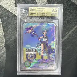 BGS 9.5 SAMPLE Bulma UGM4-GCP1 2022 Super Dragon Ball Heroes Card Japanese RARE - Image 1