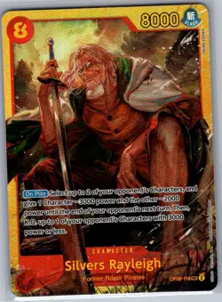 Silvers Rayleigh OP08-118 SEC English Two Legends - One Piece Card - NM - Image 1