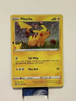 Pokemon SWSH: Sword & Shield Promo Cards #SWSH039 Promo Pikachu Holo NM/MINT - Image 1