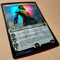 Mtg Magic: # FOIL # GIDEON JURA, Planeswalker, English Mythic, Mint - Image 2