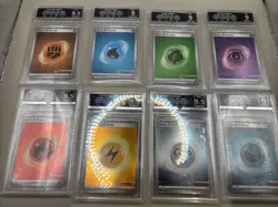 2023 Pokemon Professor Program Stamped Holo Energy SVE S&V 151 Graded Set 9/9.5 - Image 1