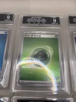 2023 Pokemon Professor Program Stamped Holo Energy SVE S&V 151 Graded Set 9/9.5 - Image 4