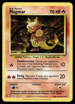 MAGMAR - 006/034 holo TCG Classic Charizard Pokemon NM - Image 1