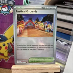 Pokemon TCG - Festival Grounds 108/131 - Pokeball Holo - Prismatic Evolutions - Image 1