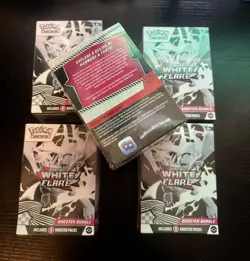 Pokemon Scarlet & Violet White Flare Booster Bundle x5 - 30 Packs - Sealed - Image 2