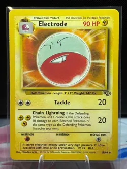 1999 Pokemon TCG WOTC Jungle Electrode Rare 18/64 - Image 1