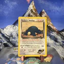 Rocket's Snorlax - 033/132 Pokemon Gym Heroes - Regular Damaged - Image 1