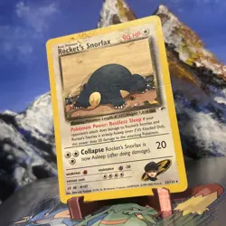 Rocket's Snorlax - 033/132 Pokemon Gym Heroes - Regular Damaged - Image 2