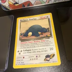 Rocket's Snorlax - 033/132 Pokemon Gym Heroes - Regular Damaged - Image 4