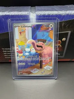 Pokemon TCG Lickitung 180/162 IR Illustration Rare Temporal Forces (NM) - Image 1