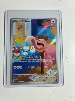 Pokemon TCG Lickitung 180/162 IR Illustration Rare Temporal Forces (NM) - Image 1