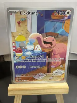 Pokemon TCG Lickitung 180/162 IR Illustration Rare Temporal Forces (NM) - Image 1