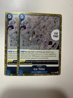 Ice Time Foil 2x EB04-028 The Azure Sea's Seven One Piece - Image 1