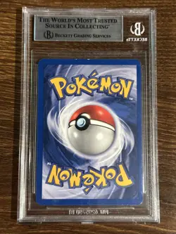 Pokemon 1999 Blastoise #2 Holo Base Set Unlimited BGS 9 MINT! Swirls - Image 3