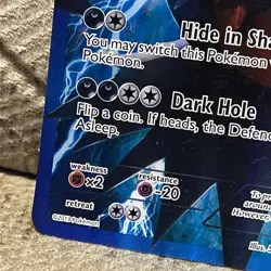 Jumbo Pokemon Darkrai TCG BW73 Black Star Promo 2013 Full Art - Image 4
